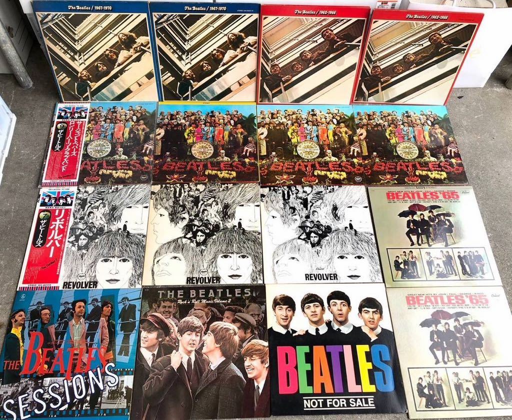 1円スタート！【世紀の大放出 THE BEATLES 84枚セット】コレクター放出
