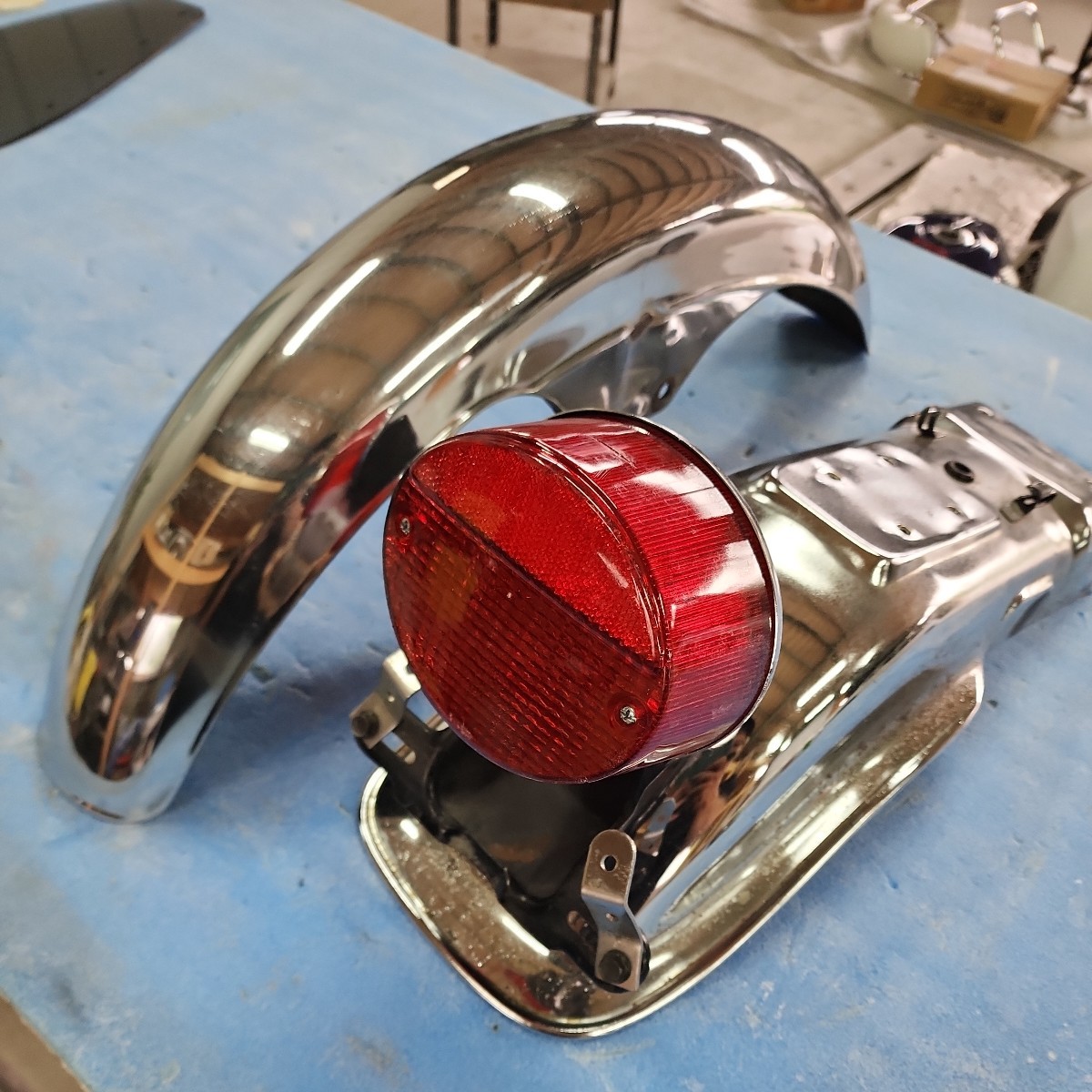 確認 カワサキ Z1 Z2 フロントフェンダー リアフェンダー テールランプ
