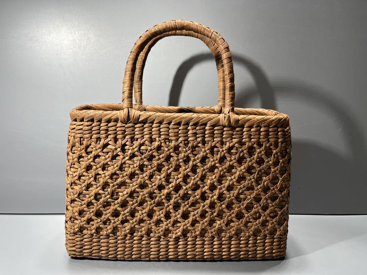 【お得，爆買い】 国産 山葡萄かごバッグ 籠バッグ 中袋付き(木工、竹工芸)｜売買されたオークション情報、yahooの商品情報をアーカイブ公開 - オークファン 木工、竹工芸