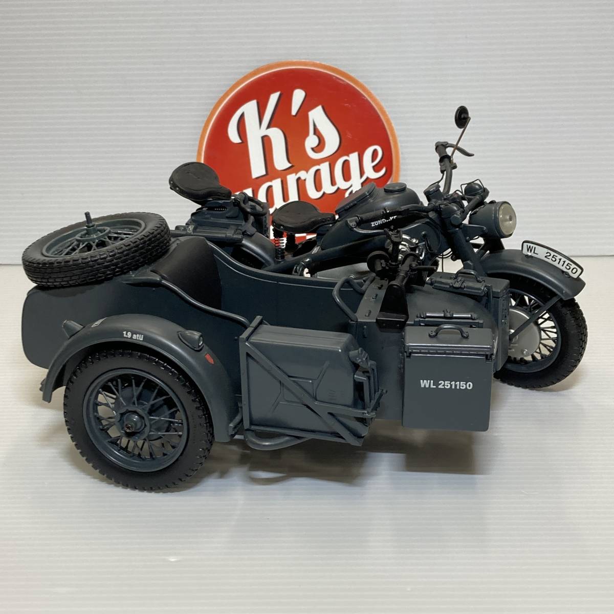 訳アリ 1/10 シュコー Schuco ツェンダップ KS750 サイドカー タミヤ 