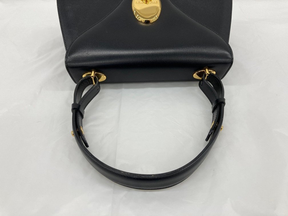 GIVENCHY ハンドバッグ ジバンシー ジバンシィ ブラック レザー 黒