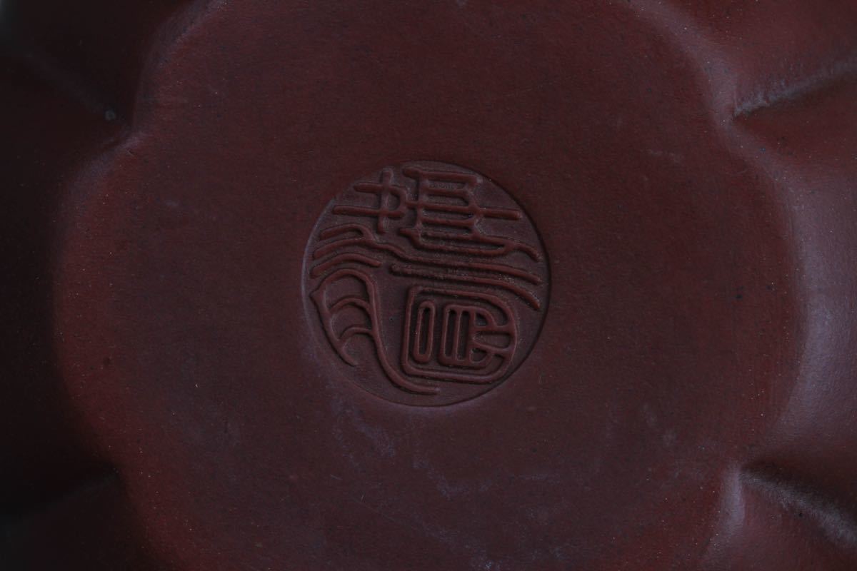 古】2578 在銘 朱泥急須 時代 中国 唐物 紫砂 煎茶道具 中国美術