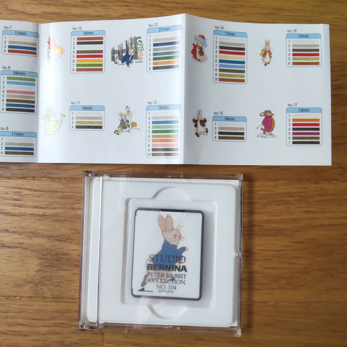 刺しゅうカード☆ピーターラビット（PETER RABBIT）☆刺繍カード