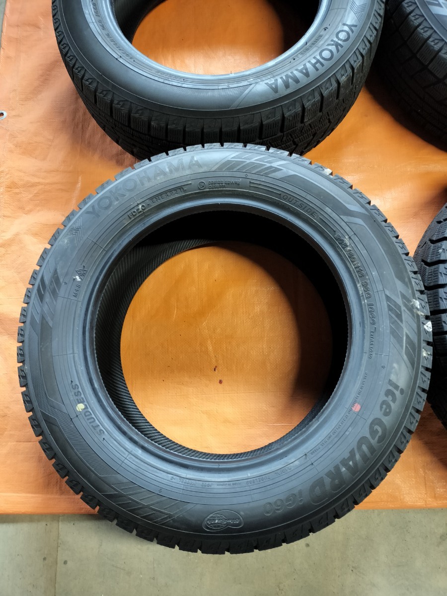 【G709】YOKOHAMA iceGUARD IG60 205/60R16 スタッドレスタイヤ４本セット
