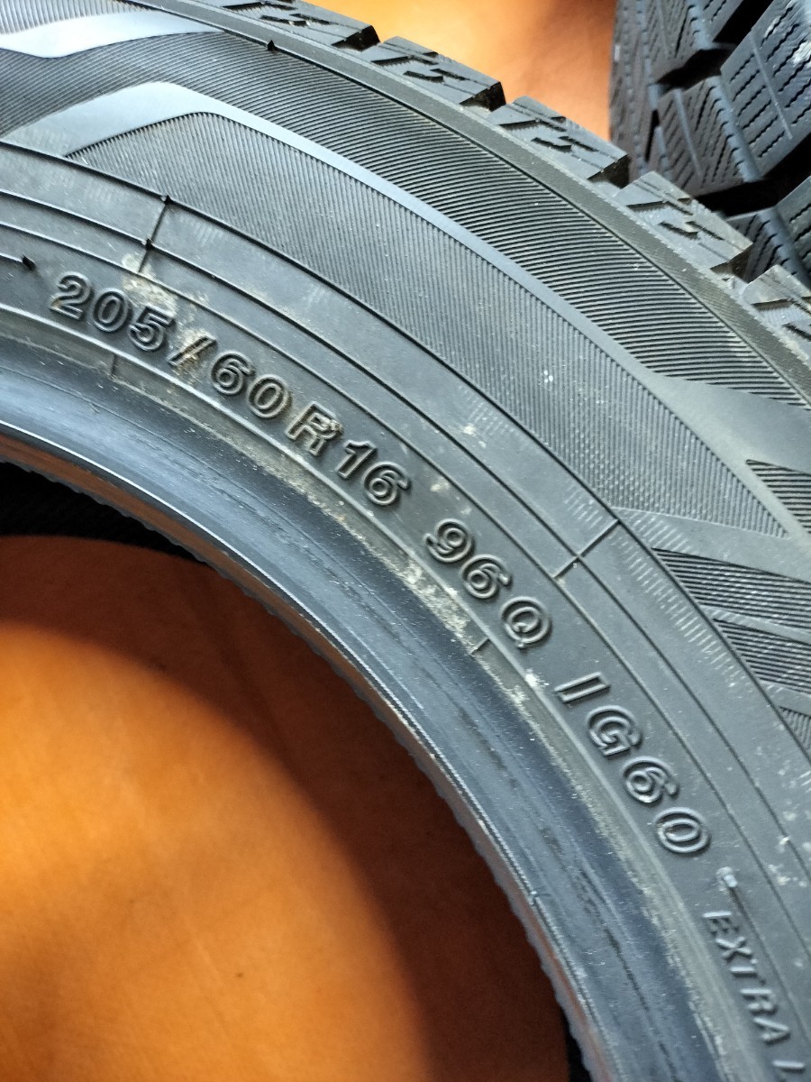 【G709】YOKOHAMA iceGUARD IG60 205/60R16 スタッドレスタイヤ４本セット