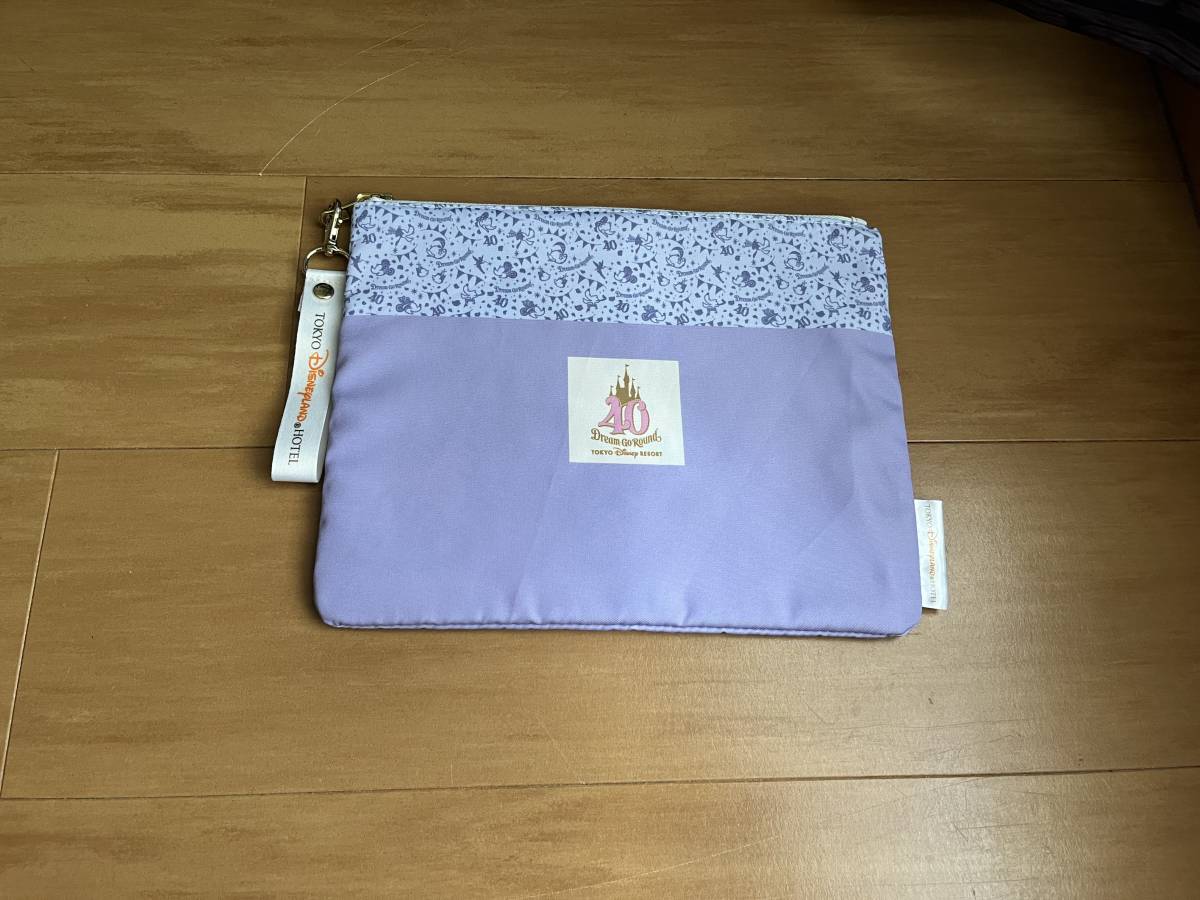 ディズニー シー ダッフィー 実写 ぬいぐるみ ランド TDS TDL 非売品　ミッキー ミニー ４０周年 ショルダーバック　ポーチ　ランドホテル