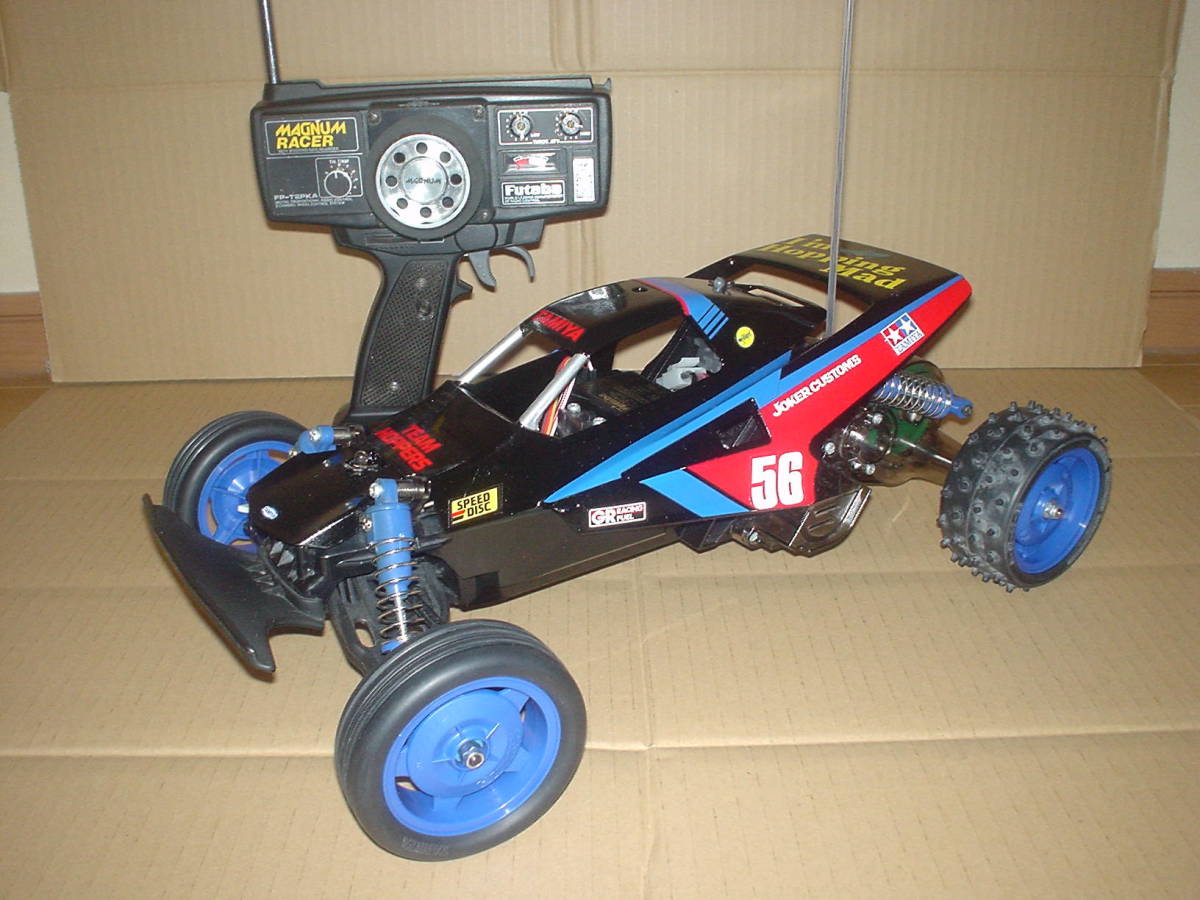 タミヤ　ファイターバギー　マッドブル　ＤＴ－０１　２ＷＤバギー　詳細不明　メカ付　ラジコン車体　ジャンク