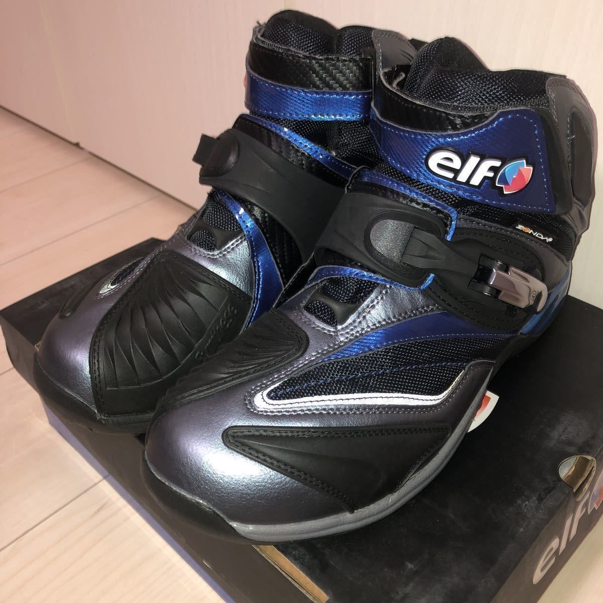 新品未使用 elf(エルフ)製のライディングブーツのシンテーゼ14 サイズ27cm