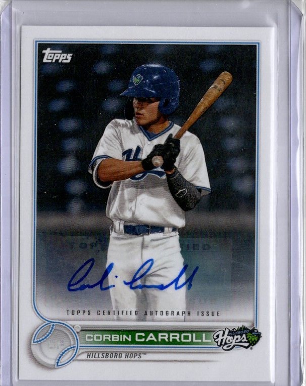 人気，送料無料 Corbin Carroll 2022 Topps PRO DEBUT サイン 新人王候補 ダイヤモンドバックス(Topps)｜売買されたオークション情報、yahooの商品情報をアーカイブ公開 - オークファン シングルカード
