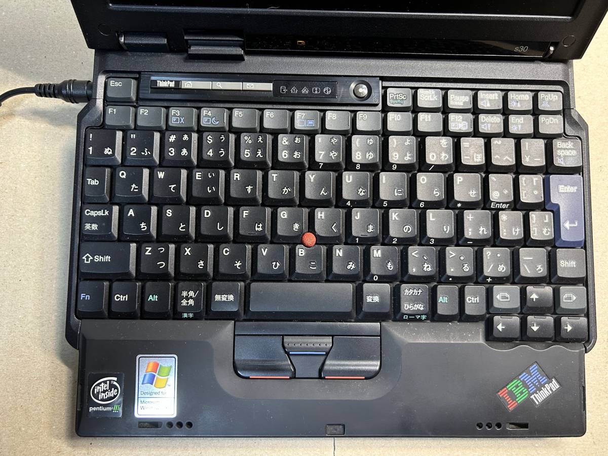 IBM ThinkPad s30 2639-R3J ミラージュブラック Mobile PentiumIII 