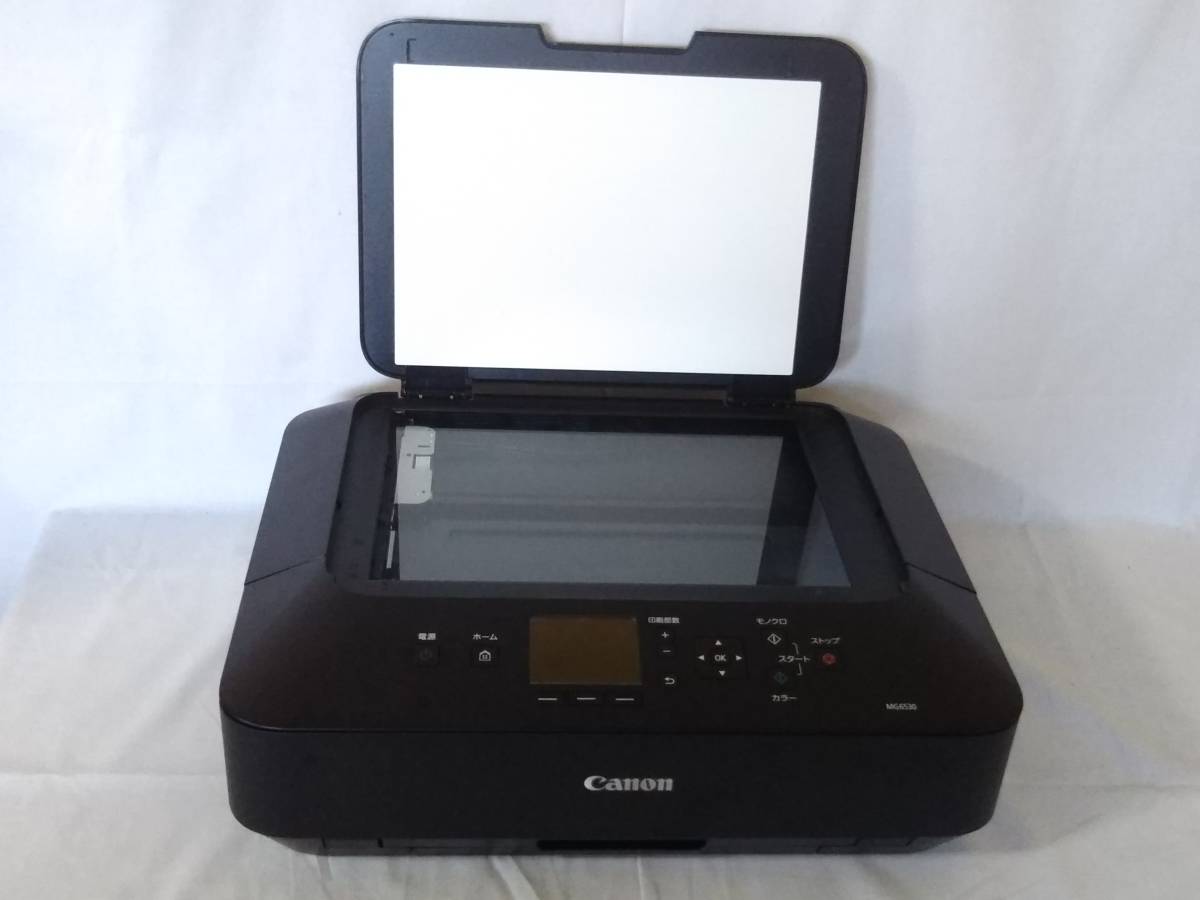 動作OK！！】Canon キャノン プリンタ MG6530 ブラック ③ 黒しか使わ