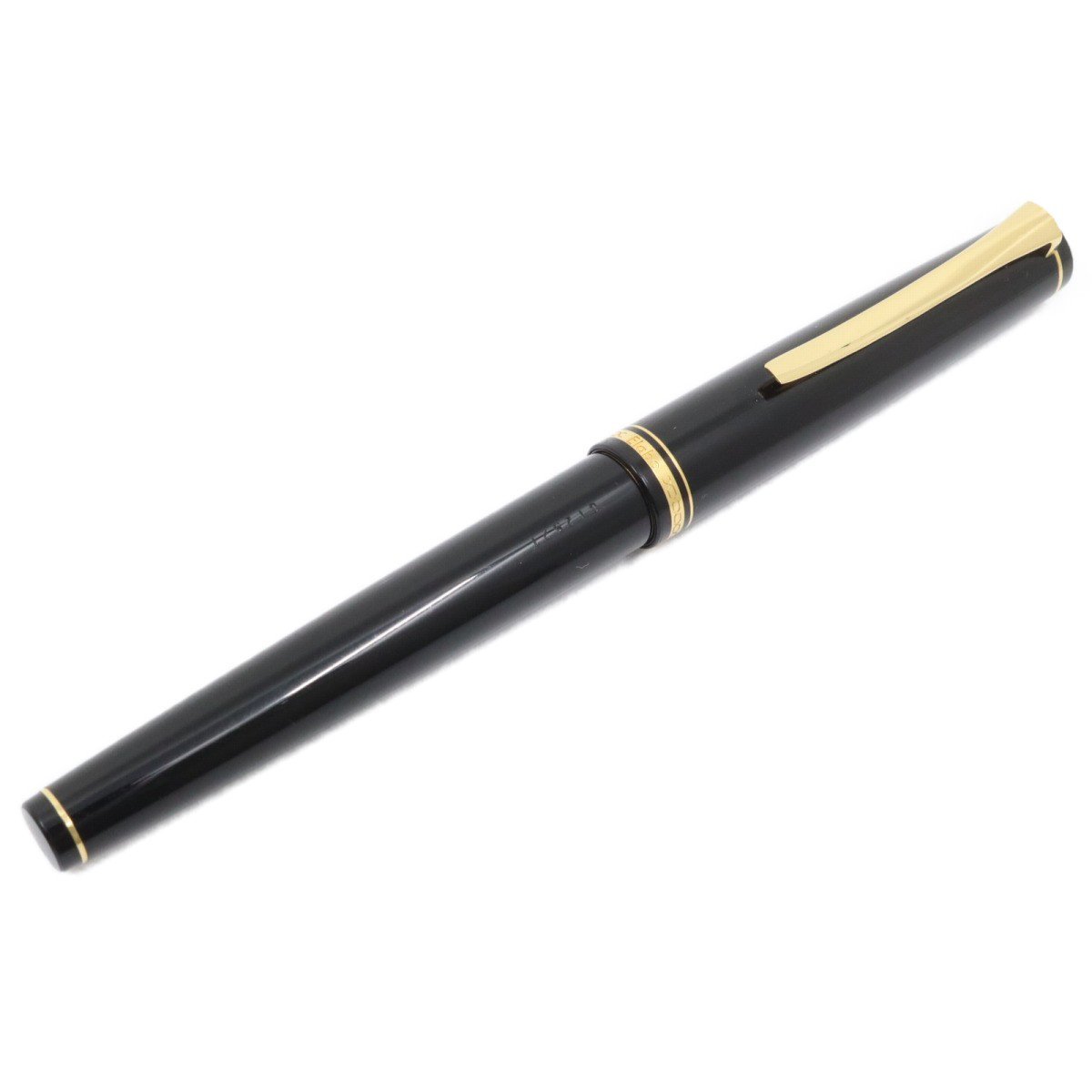 PILOT パイロット エラボー 万年筆 14Kペン先 ブラック×ゴールド【い