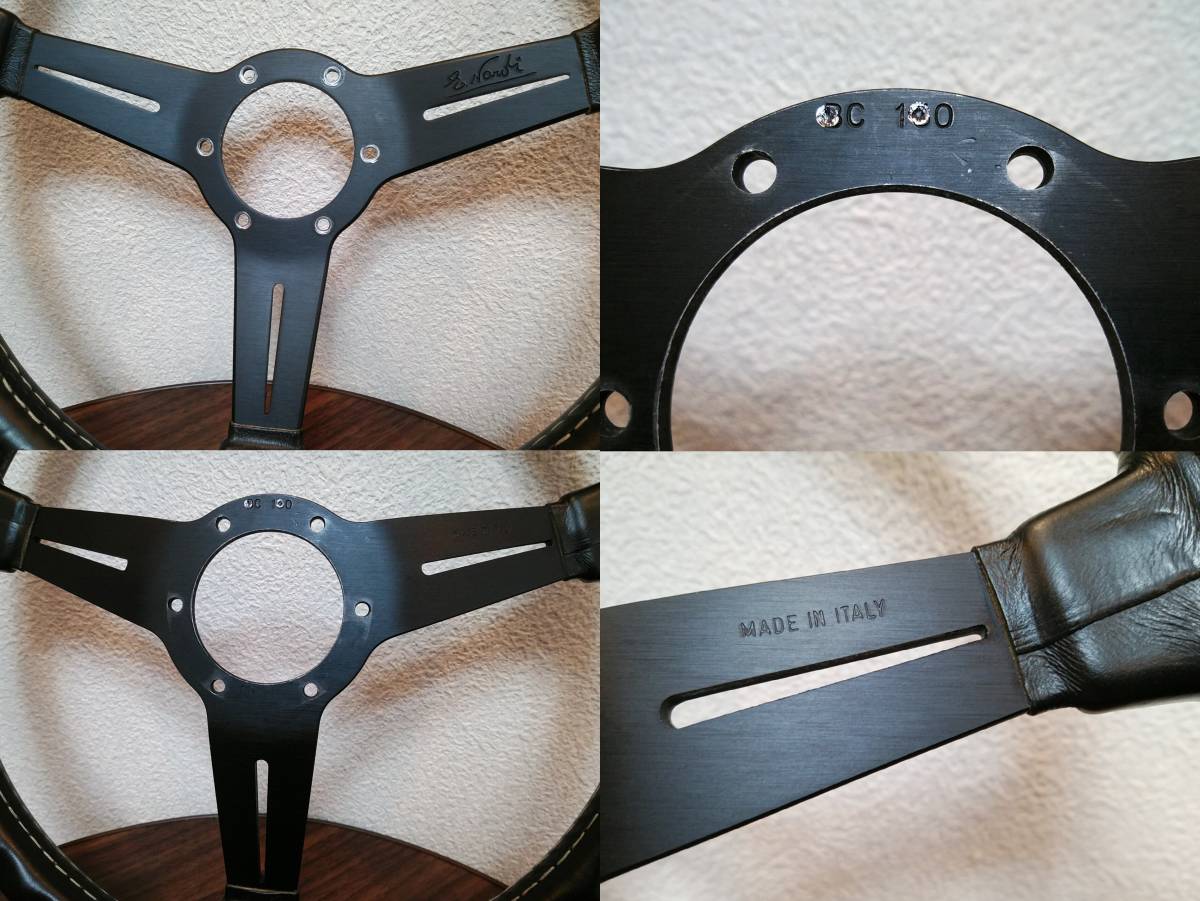 売り切り FET 正規品 ナルディ NARDI クラシック ブラックレザー 36 売り切り ナルディ クラシック 黒 レザー ステアリング ハンドル 36パイ