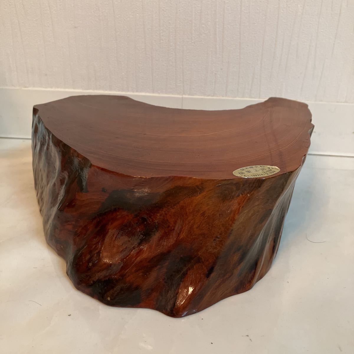 屋久杉 希少 花台 飾り台 木工、竹工芸 工芸品 【公式通販】