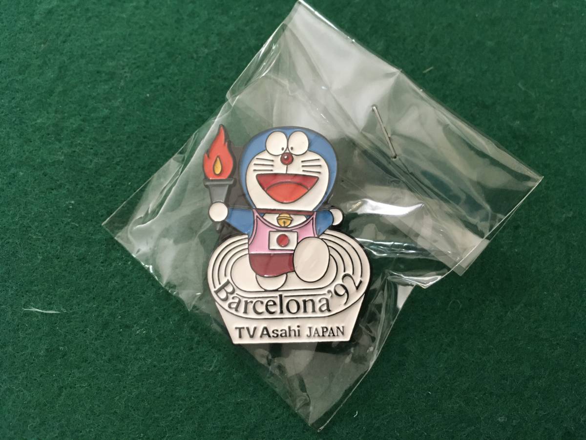 ドラえもん バルセロナオリンピック ピンバッジ 激レアドラえもん