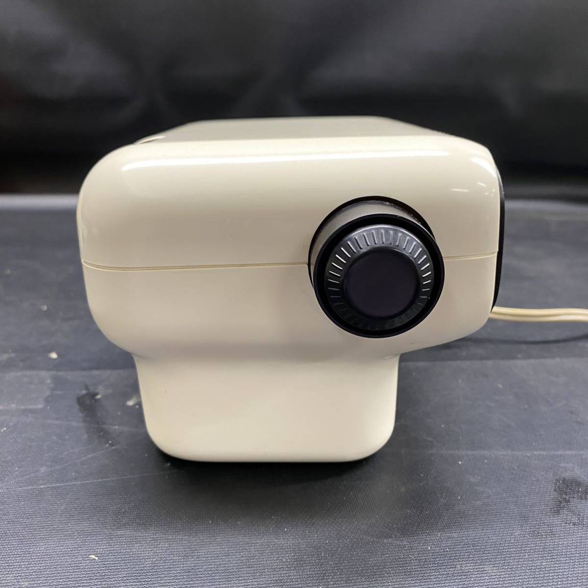 M206 Sankyo ザックス 置時計 DT-307 ドラム式 アイボリー 三協精機