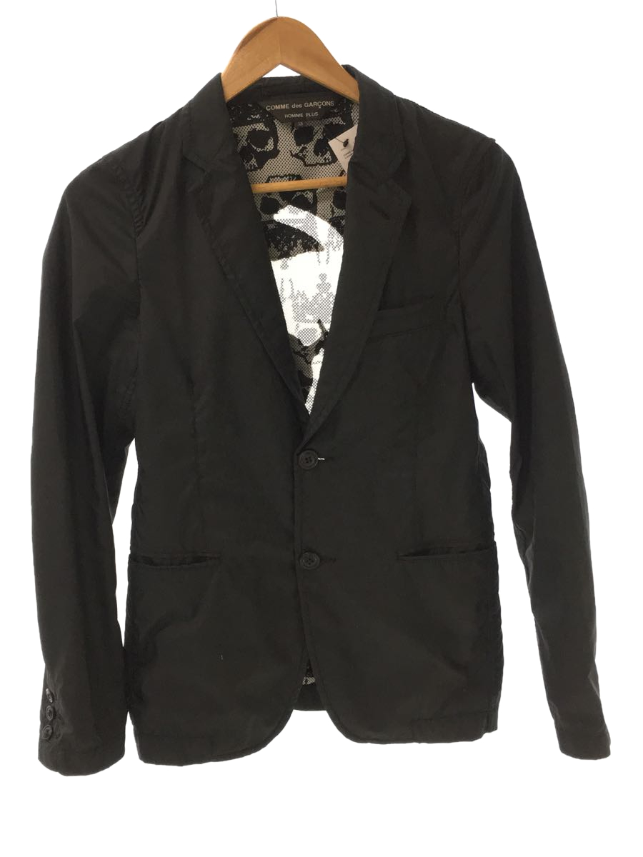 COMME des GARCONS HOMME PLUS◆11SS/the Skull of Life/メッシュスカルテーラードジャケット/SIZE:XS/ブラック