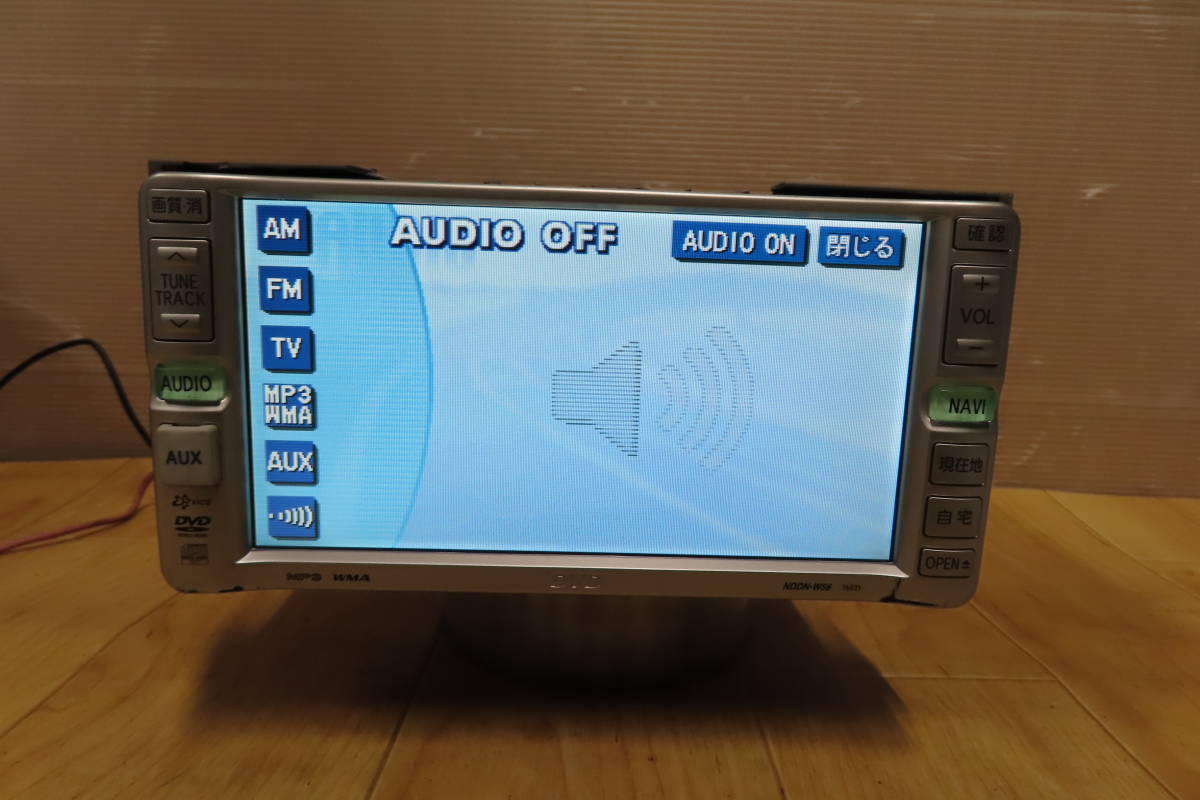 動作保証付/V7317/トヨタ純正 NDDN-W56 DVDナビ 2006年 TVワンセグ内蔵