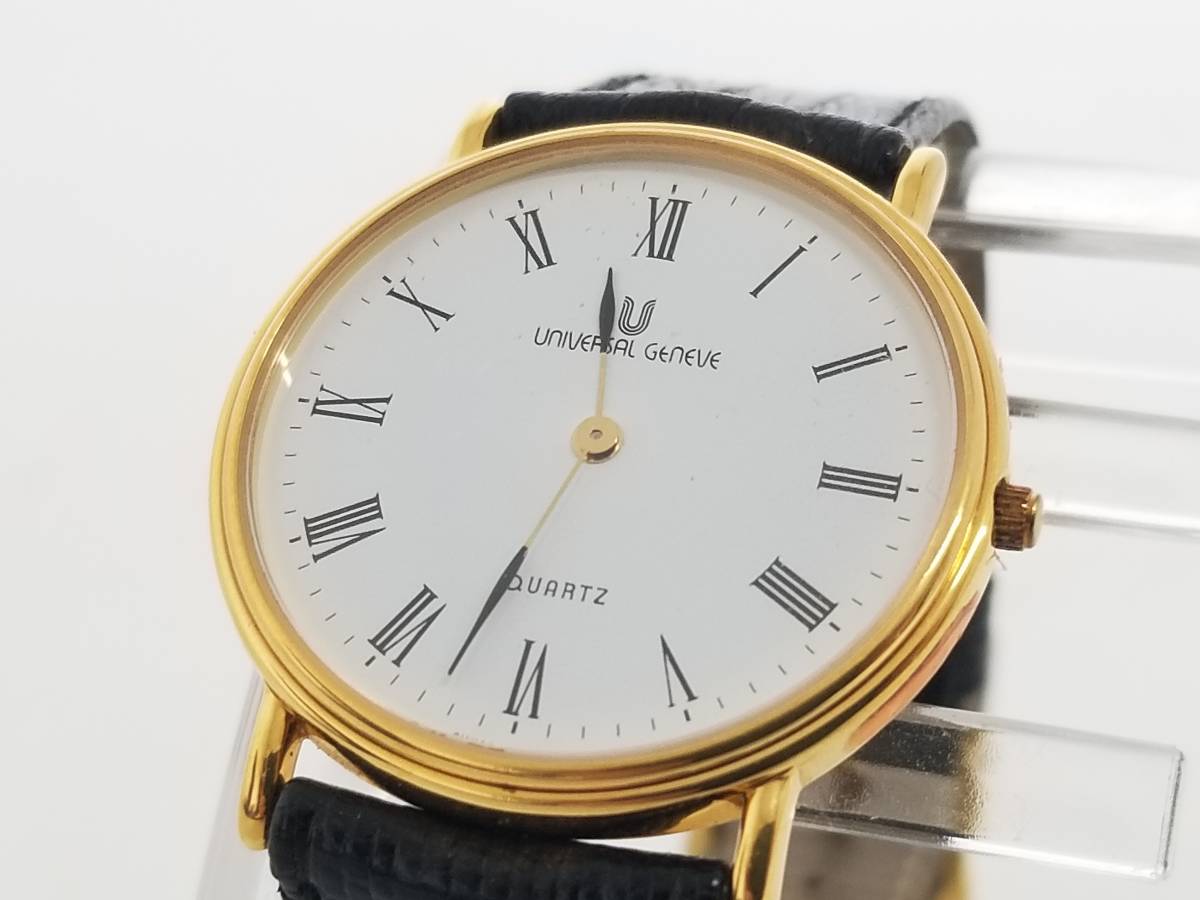 【17】 UNIVERSAL GENEVE ユニバーサル ジュネーブ 533.225 クオーツ 腕時計 ◆AU-01
