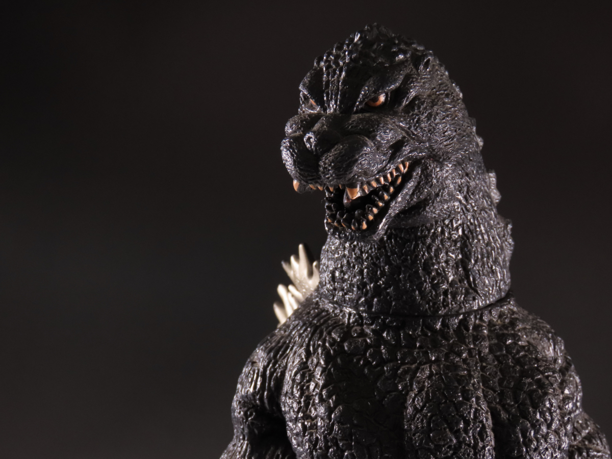当時物 1991年 ゴジラ 高36cm BANDAI バンダイ 東宝映画 ソフビ人形 