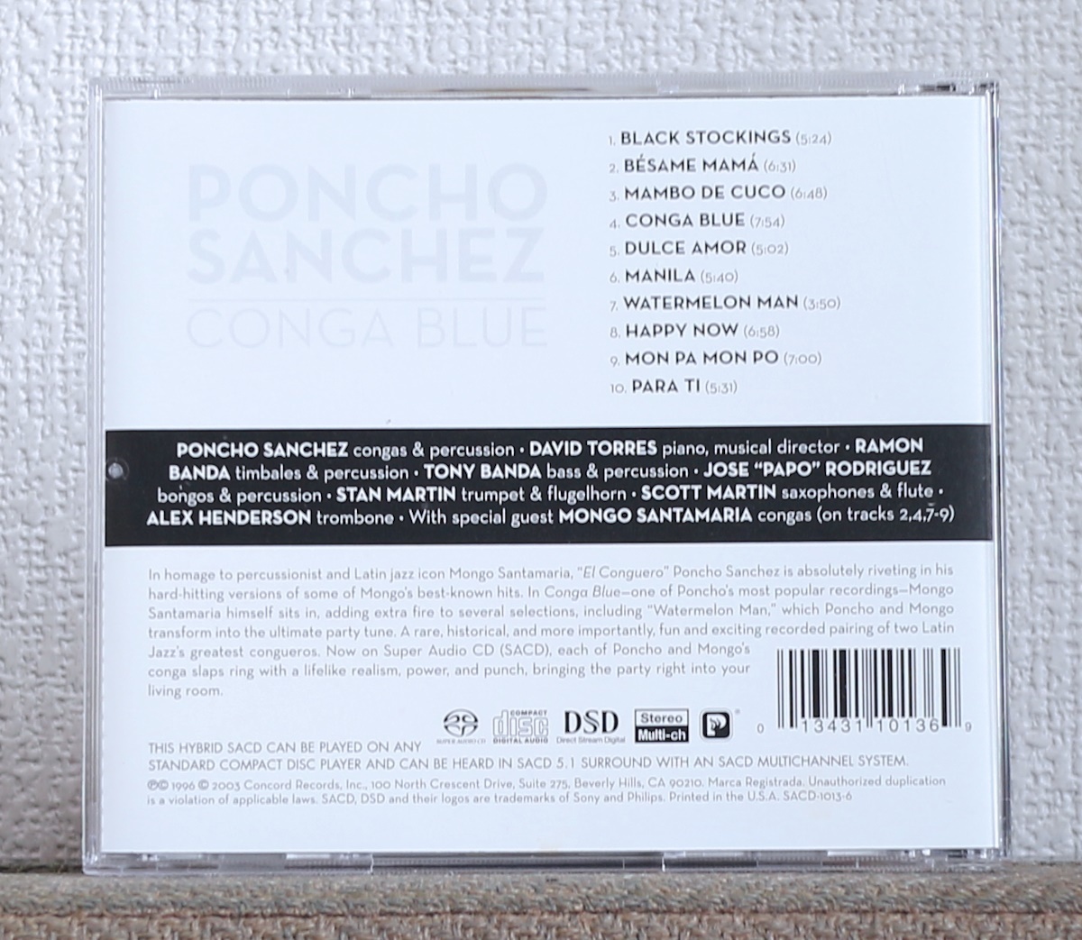 品薄/高音質CD/SACD/ポンチョ サンチェス/モンゴ サンタマリア/Poncho