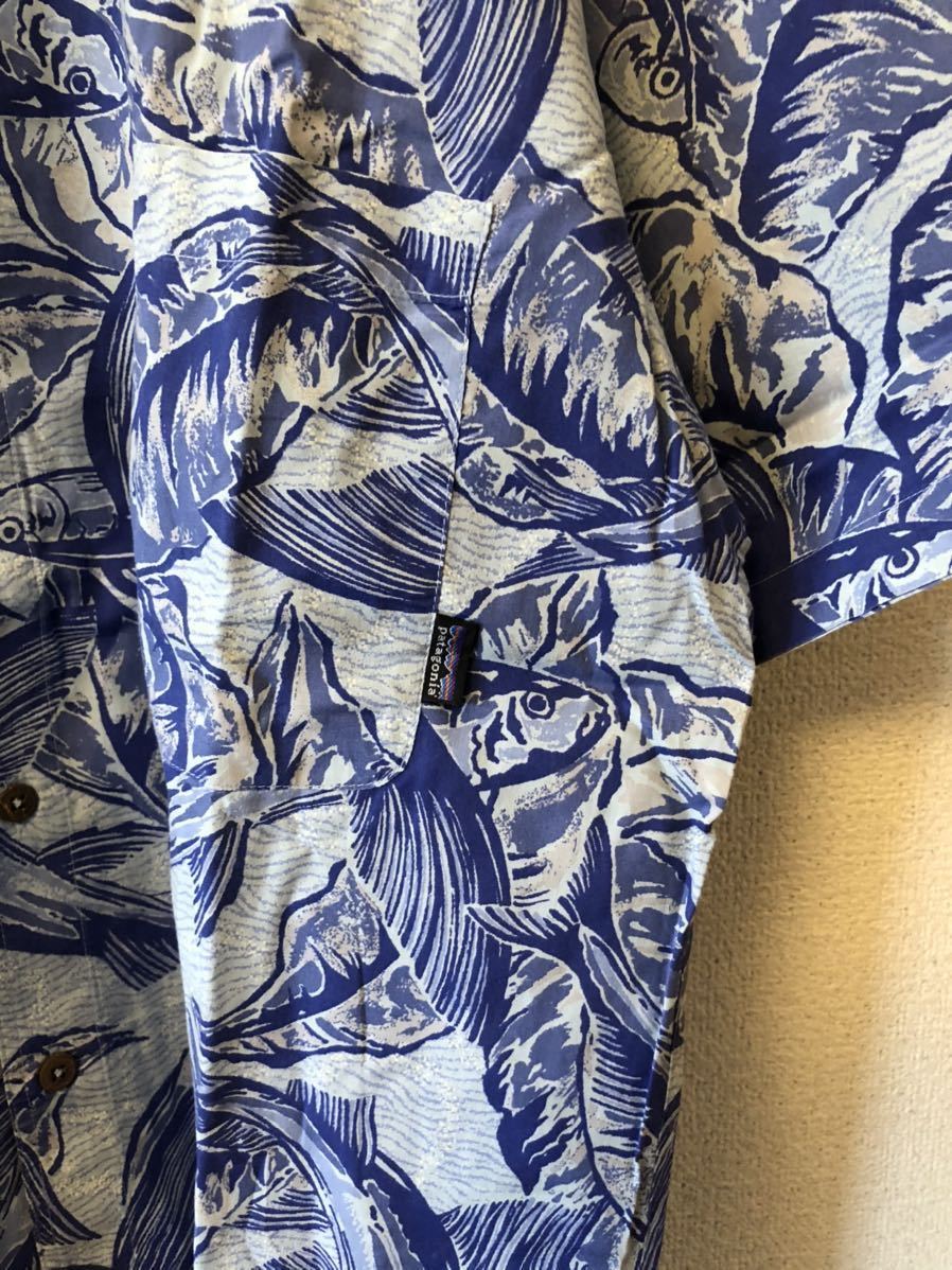 奇跡的な美品 希少99年製パタゴニア MEN'S A/C PRINT SHIRT ACシャツ