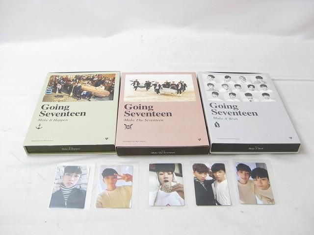 【同梱可】中古品 韓流 SEVENTEEN Going Seventeen CD トレカ 5枚 グッズセット