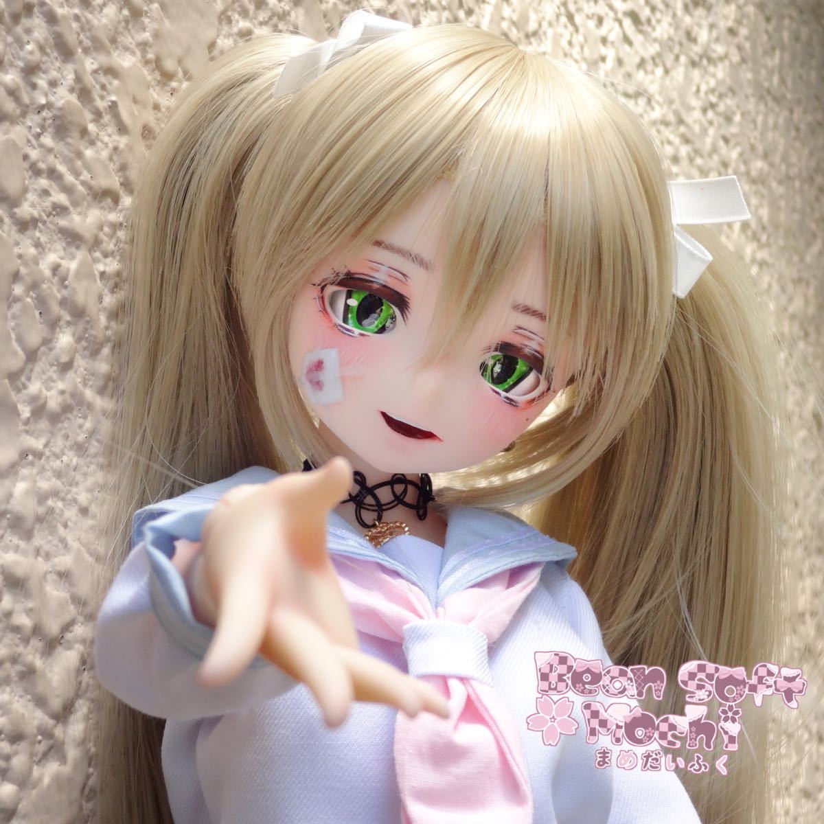 まめっこ】imomodoll Miko カスタムヘッド＋アイ＋舌パーツ等 ※微難