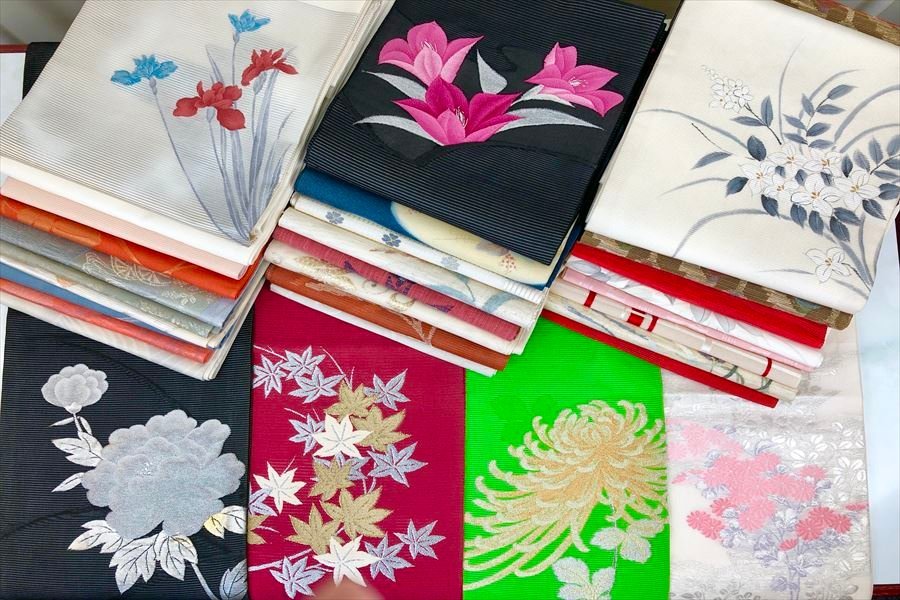 ◎リサイクル着物 帯まとめ売り 夏帯 まとめ売り30点 袋帯 名古屋帯 西陣織 博多織 紗 中古 現状品 和ものや傳 B0723