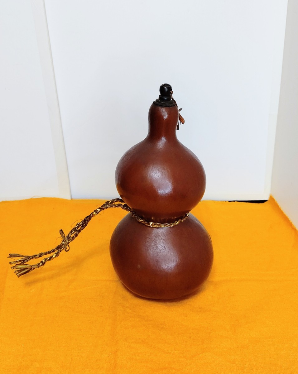 酒器 ひょうたん 徳利 : 骨董茶道具古いひょうたん時代瓢箪酒器 