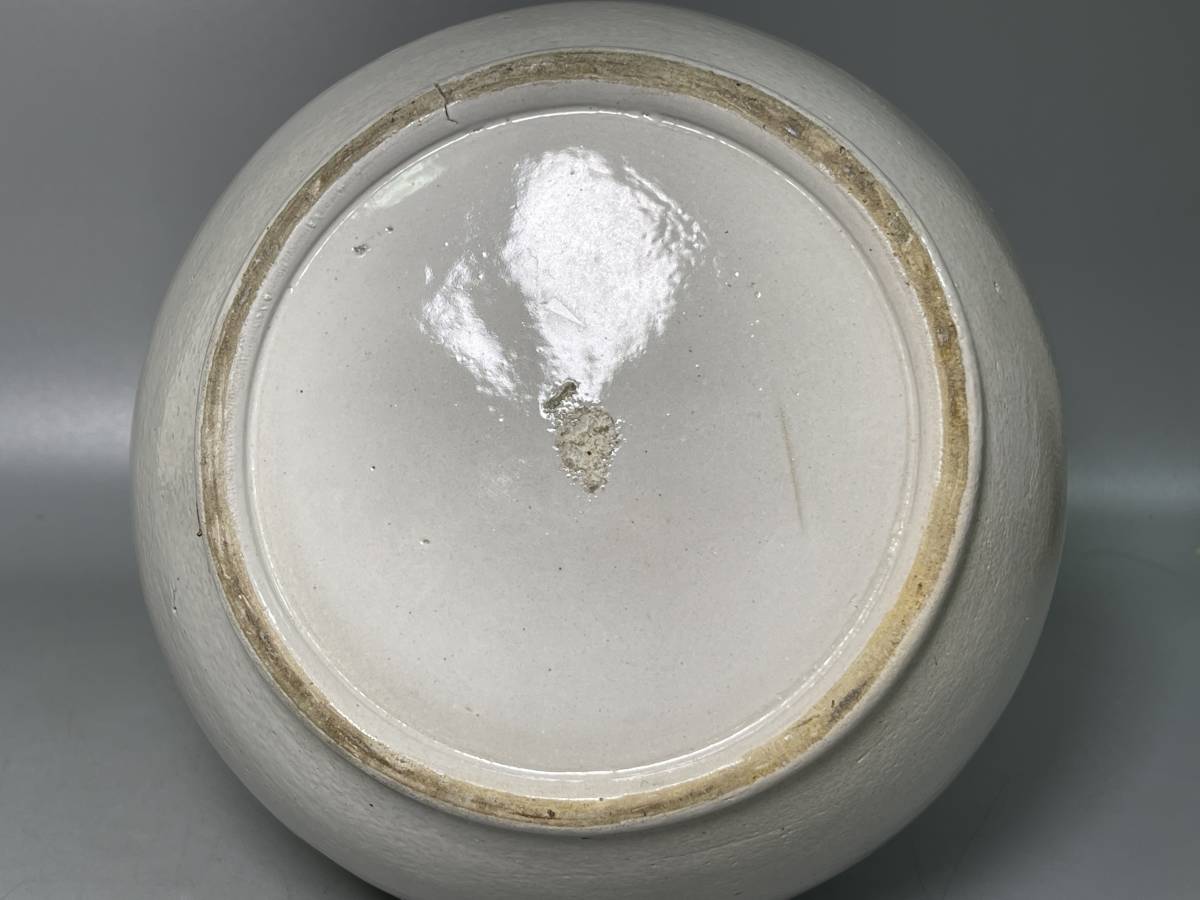 古美術品 VOC 古伊万里 染付草文壺 大徳利 東インド会社 花器 花瓶