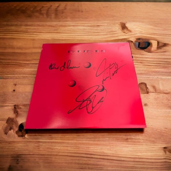 ラッシュ ゲディ・リー アレックス・ライフソン ニール・パート 直筆