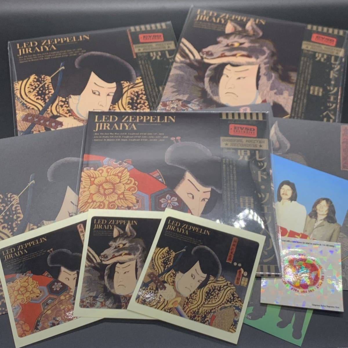 LED ZEPPELIN / JIRAIYA「児雷也」3CD BOX 3 Versions Set! Beautiful