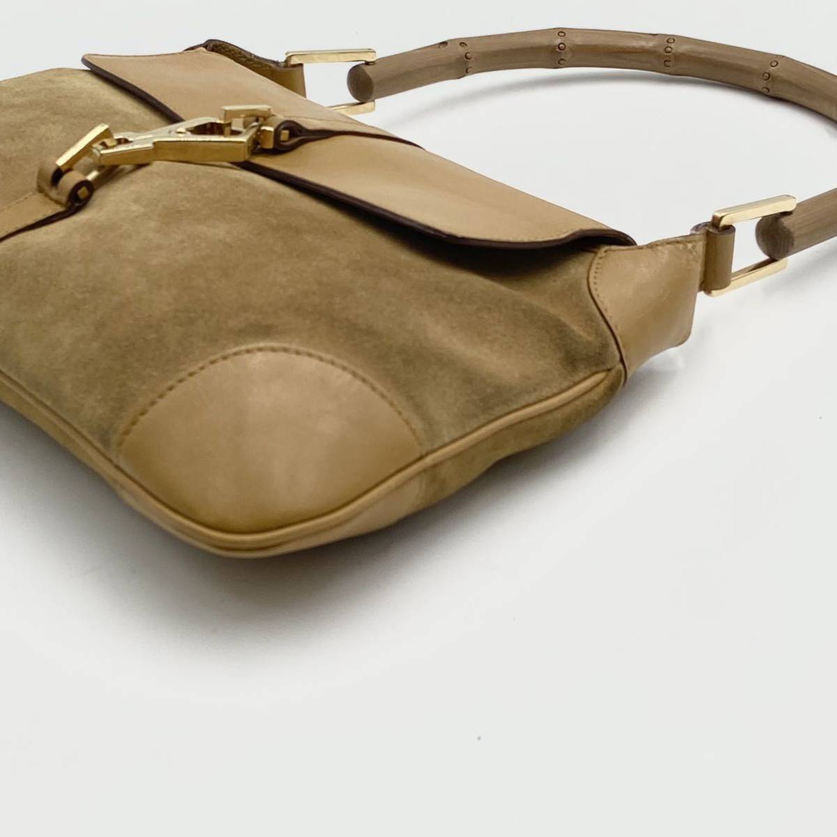 1円【美品・希少】入手困難 GUCCI グッチ ハンドバッグ ワンショルダー 
