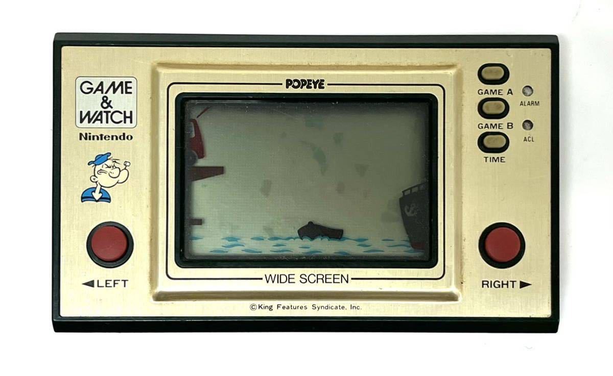 完動品ゲームウォッチポパイ Game & Watch POPEYE PP-23 Nintendo GAME&WATCH PP-23 ポパイ 任天堂 ゲームアンドウォッチ