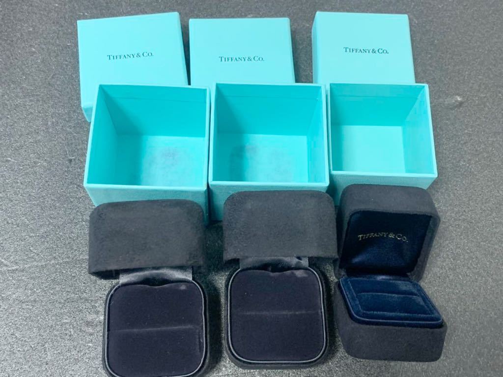 Tiffany ティファニー ジュエリーボックス 空箱 4点セット S115944960