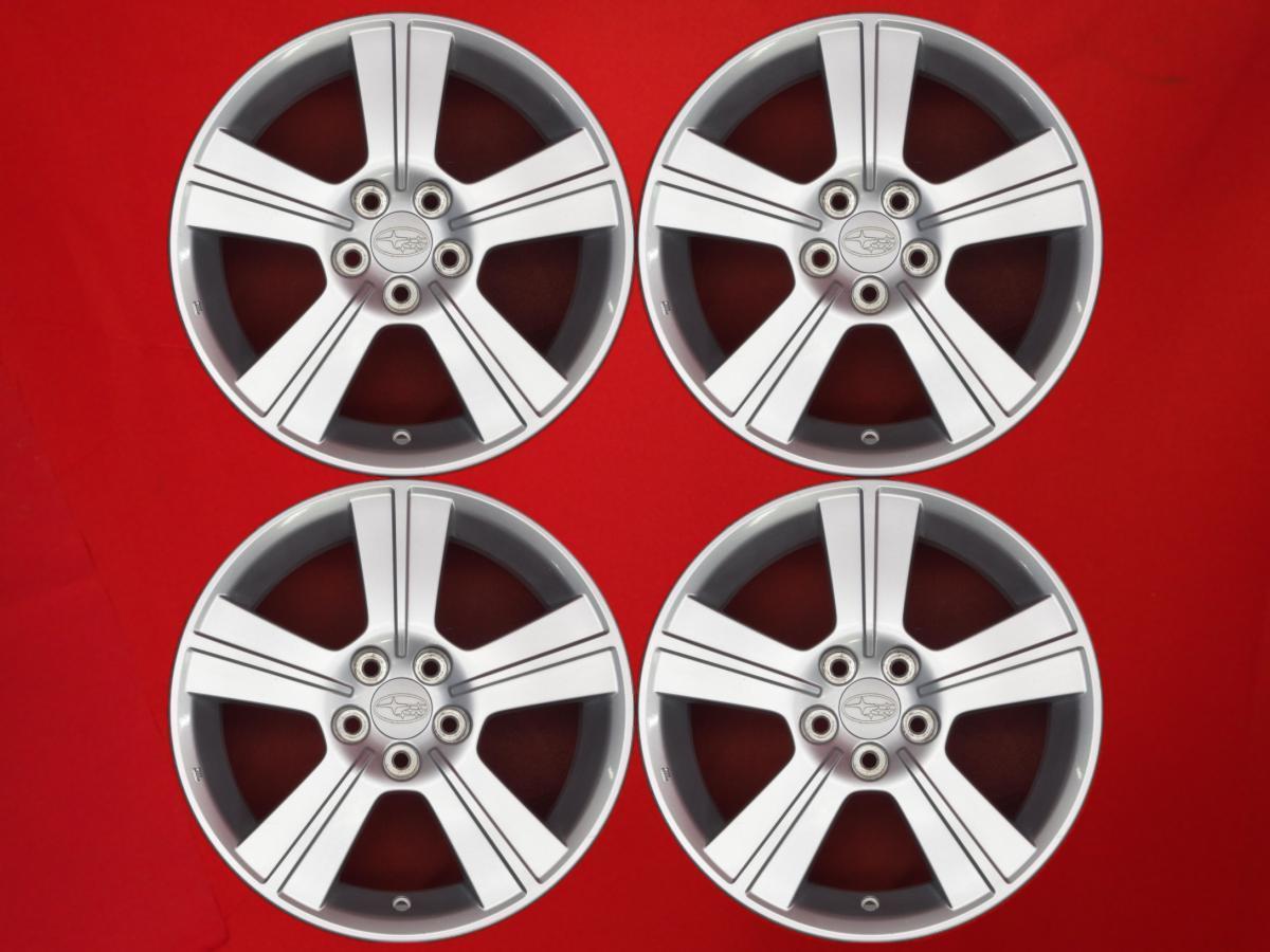 中古アルミ　スバル・フォレスター（SH系）純正16インチ　4本セット スバル フォレスター SH系 純正 ホイール 4本 16インチ 6.5J-16 PCD100 5穴