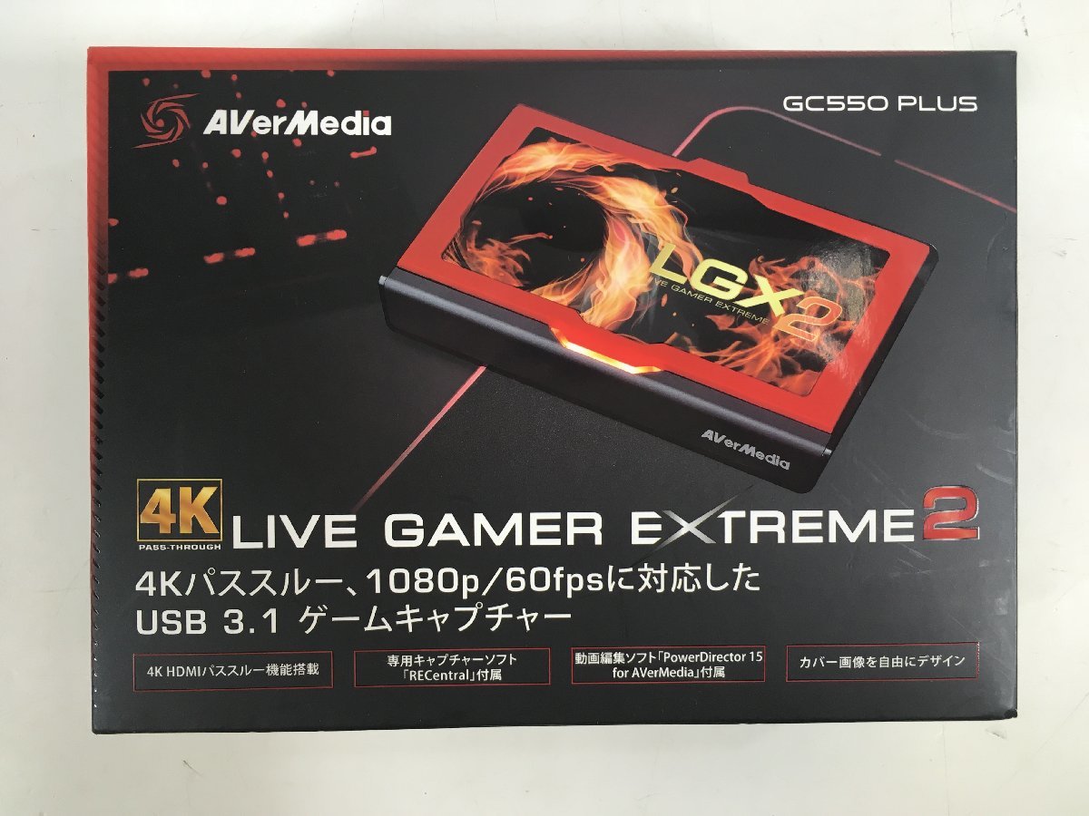 AVerMedia アバーメディア Live Gamer EXTREME 2 GC550 PLUS ゲームキャプチャー ボックス 4K 1080p ユーズド