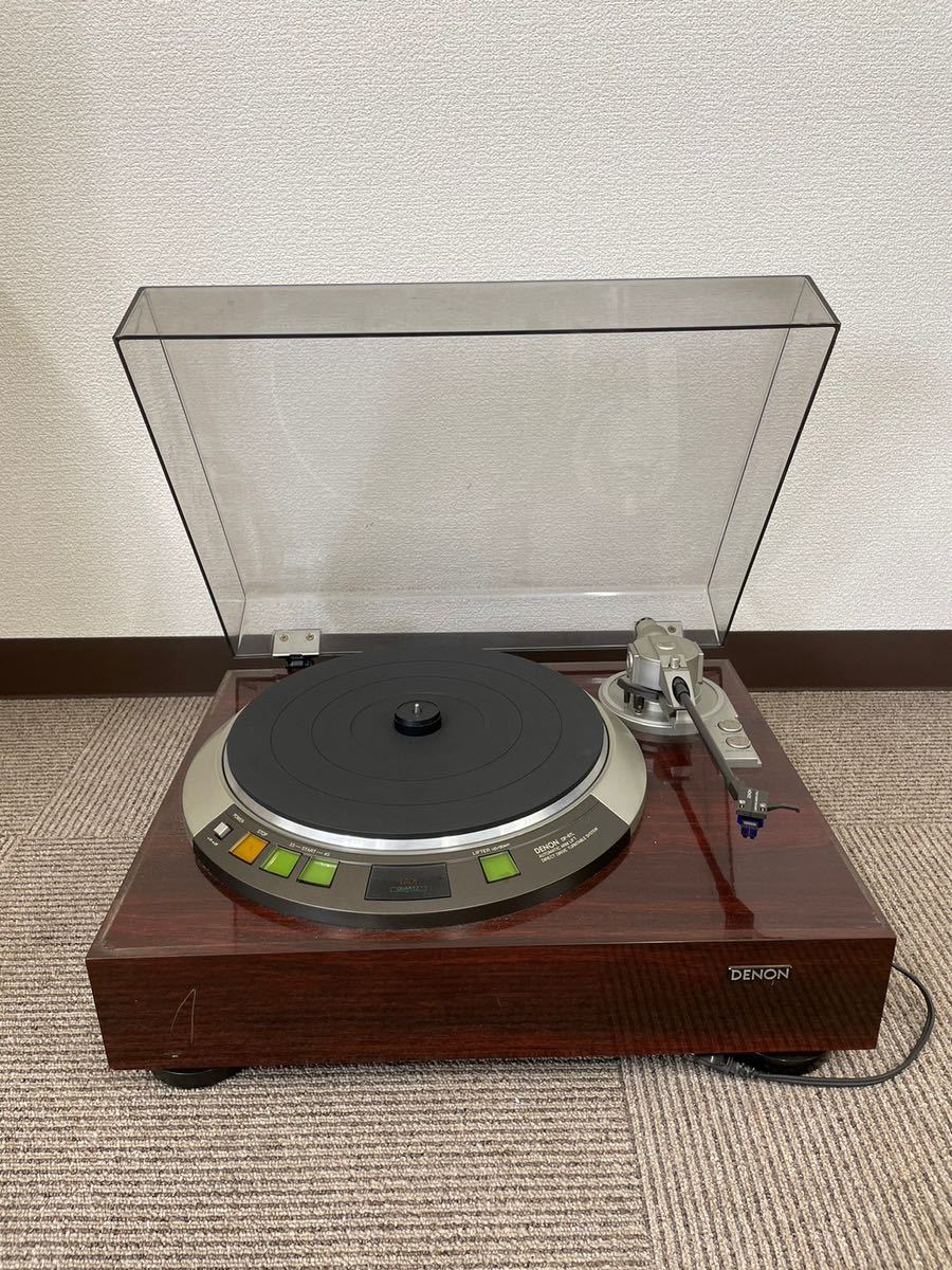 003/07)通電OK DENON デノン ターンテーブル DP-67L レコード