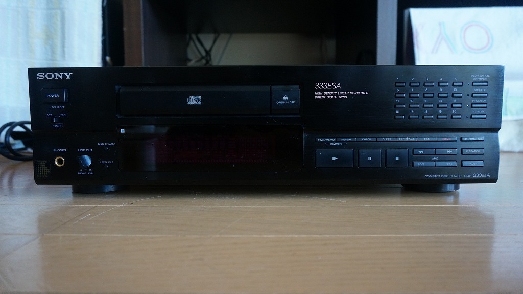 SONY CDプレイヤーCDP-333ESA リモコン付き SONY CDプレイヤーCDP-333ESA SONY CDP-333ESA リモコン付き SONY