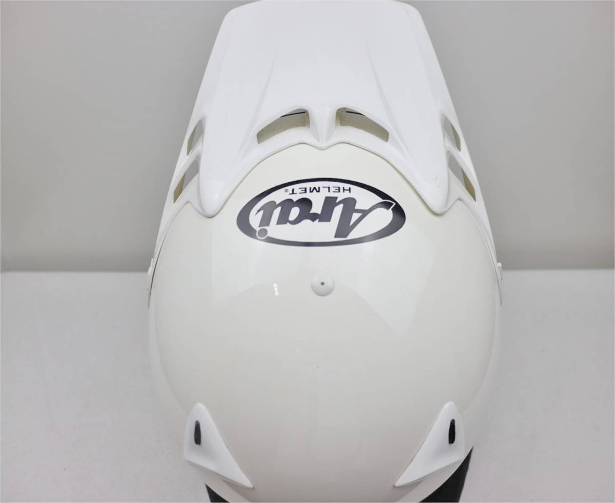 希少】ARAI アライ MX-Ⅲ MX3 ホワイト WHITE オフロード ジェット 