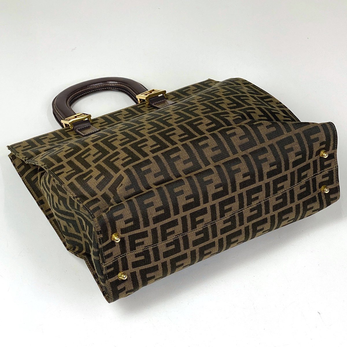 フェンディ FENDI ズッカ柄 ハンドバッグ トートバッグ ハンドバッグ