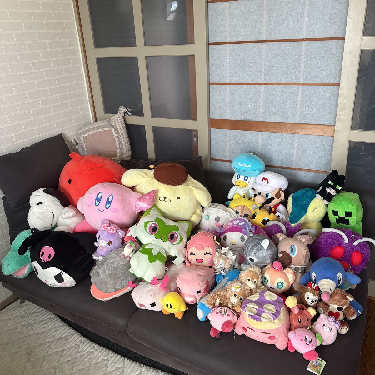 ○ぬいぐるみ 大量まとめ40点セット ポケモン カービィ サンリオ