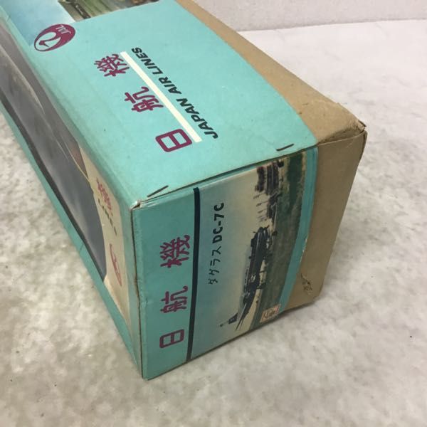 1円〜 アサヒ玩具 JAL 日本航空 ダグラス DC-7C ブリキ 飛行機(航空機