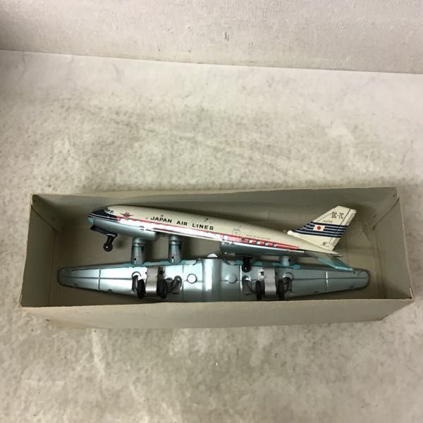 1円〜 アサヒ玩具 JAL 日本航空 ダグラス DC-7C ブリキ 飛行機(航空機