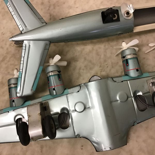 1円〜 アサヒ玩具 JAL 日本航空 ダグラス DC-7C ブリキ 飛行機(航空機