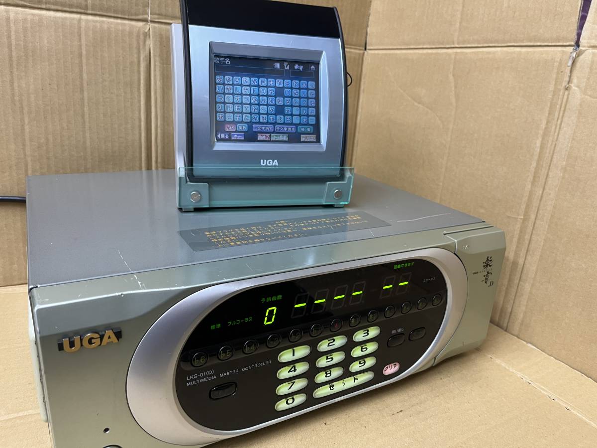 新曲入 BMB カラオケ LKS-01 楽宴 UGA ウガナビ付 動作確認済 ネオンR2