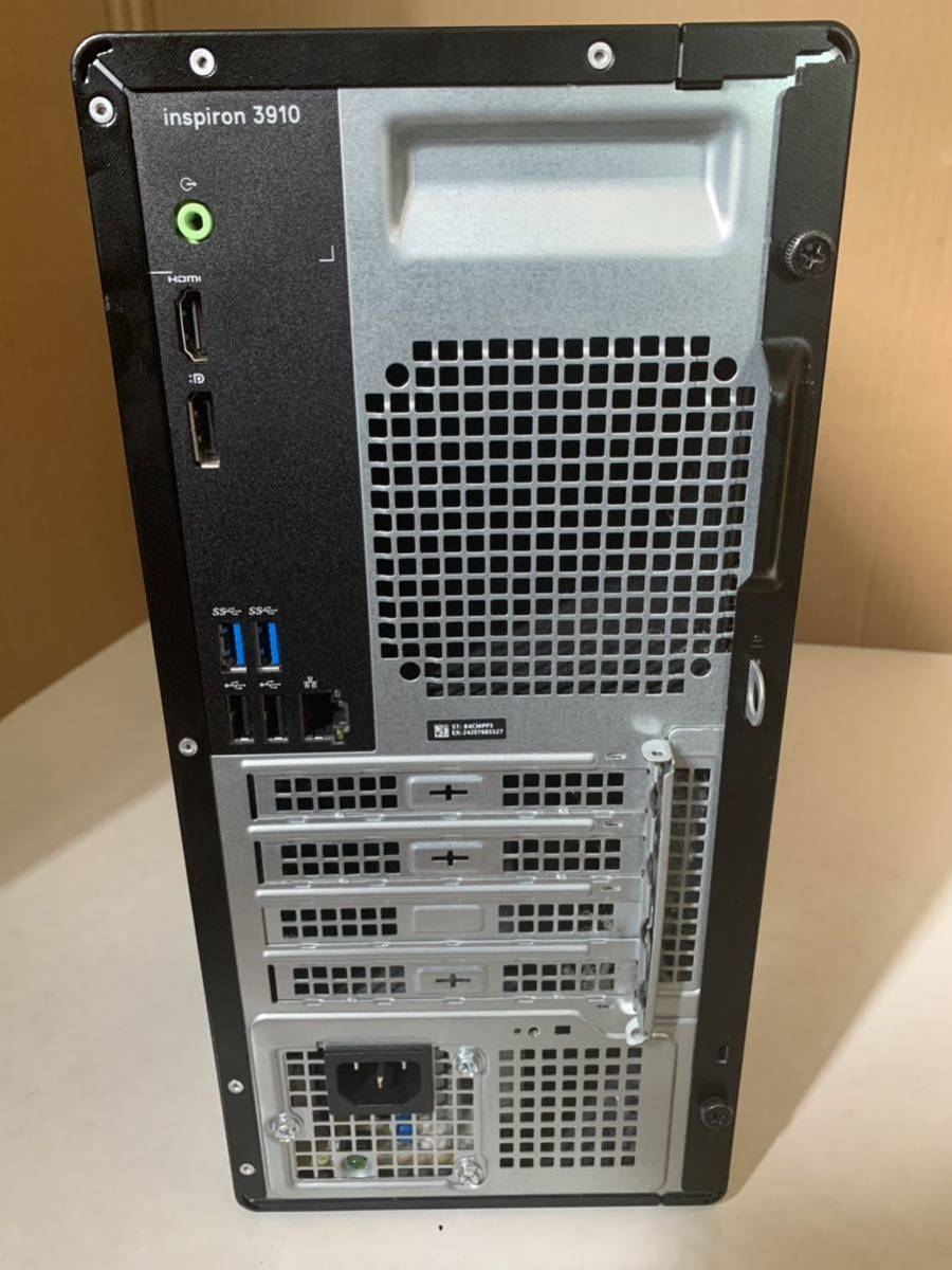 DELL Inspiron 3910 デスクトップ PC 12th Gen i5 12400 Windows 10