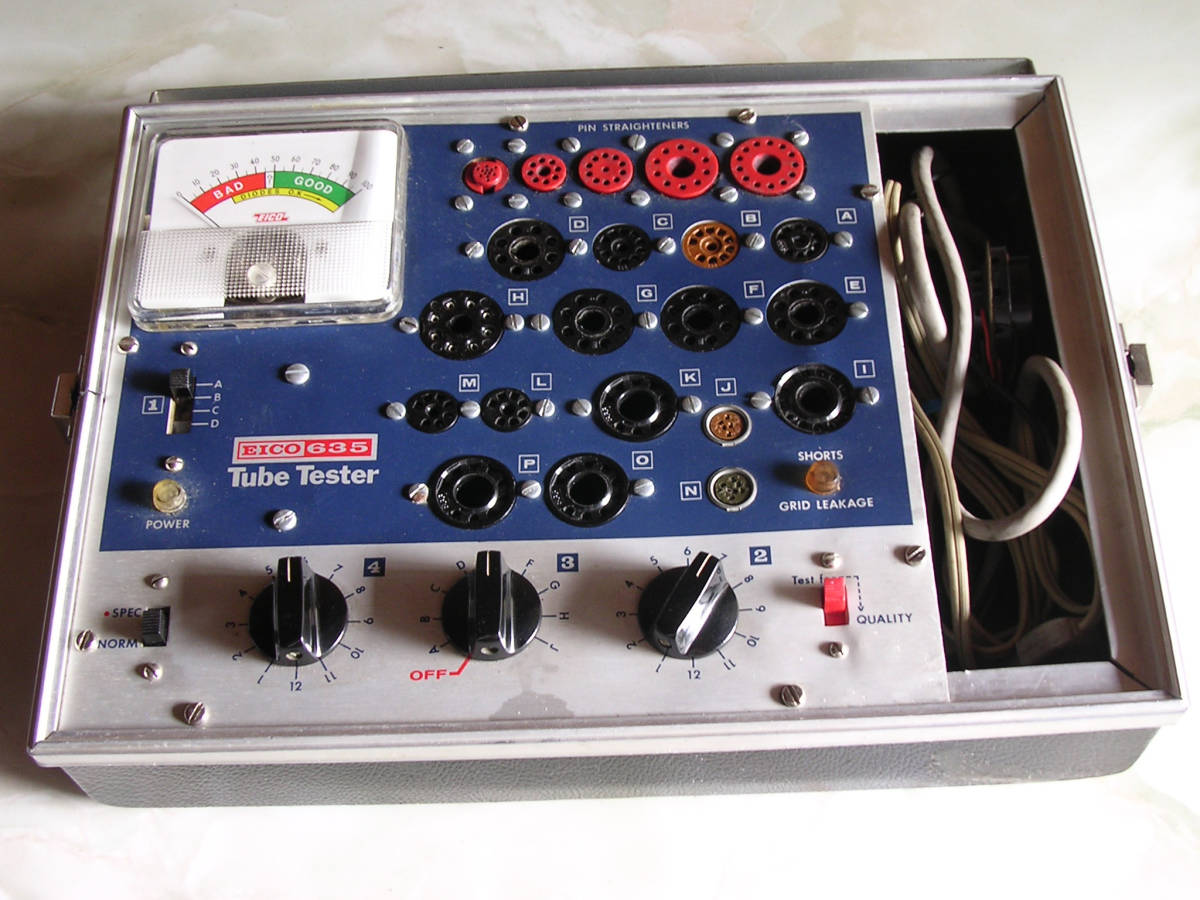 EICO社製 MODEL 635 真空管試験器 ジャンク EICO Tube Tester