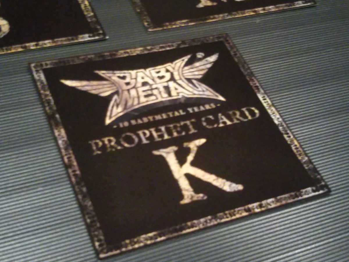 1円スタート】貴重！10 BABYMETAL YEARS BABYMETAL PROPHET CARD 3種 